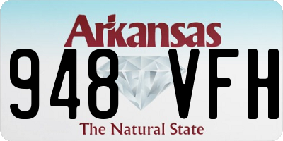 AR license plate 948VFH