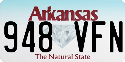 AR license plate 948VFN
