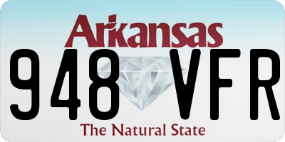 AR license plate 948VFR