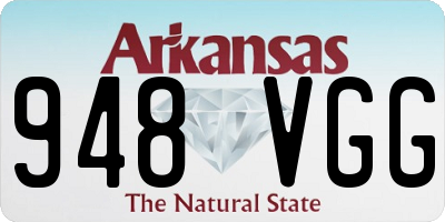 AR license plate 948VGG
