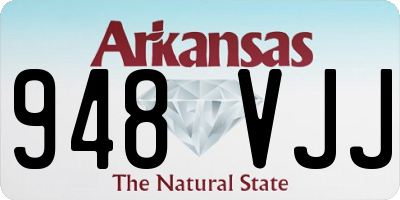 AR license plate 948VJJ