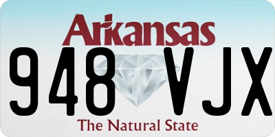 AR license plate 948VJX