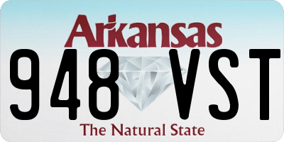 AR license plate 948VST