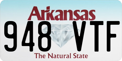 AR license plate 948VTF