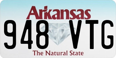 AR license plate 948VTG