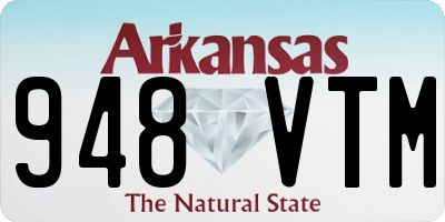 AR license plate 948VTM