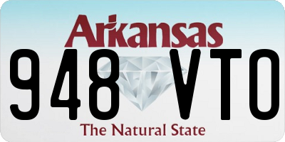 AR license plate 948VTO