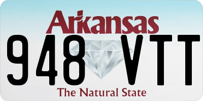 AR license plate 948VTT