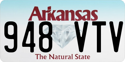 AR license plate 948VTV