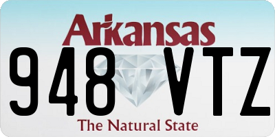 AR license plate 948VTZ