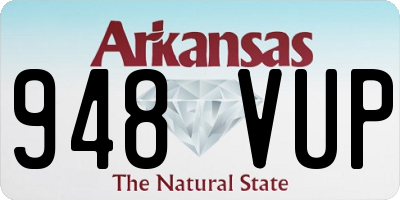 AR license plate 948VUP
