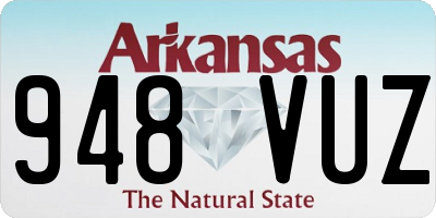 AR license plate 948VUZ