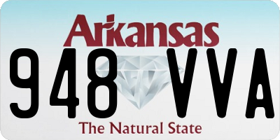 AR license plate 948VVA