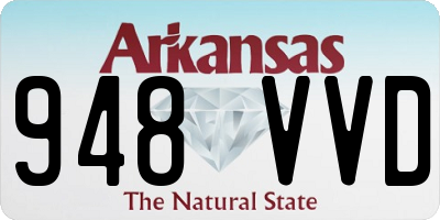 AR license plate 948VVD