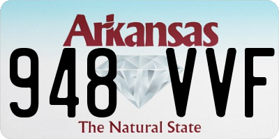 AR license plate 948VVF