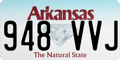 AR license plate 948VVJ