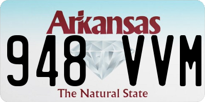 AR license plate 948VVM