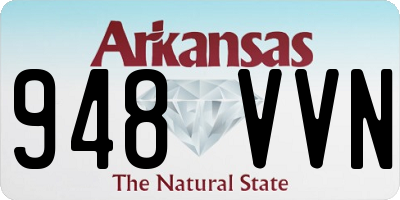 AR license plate 948VVN
