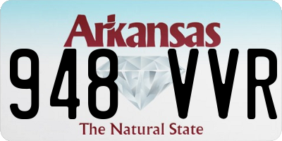 AR license plate 948VVR