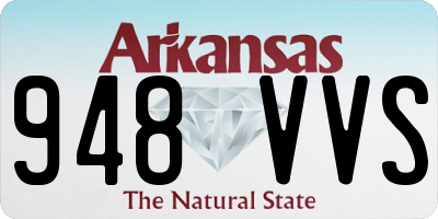 AR license plate 948VVS