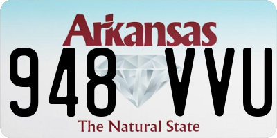 AR license plate 948VVU