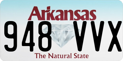 AR license plate 948VVX