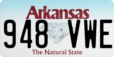 AR license plate 948VWE