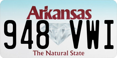 AR license plate 948VWI