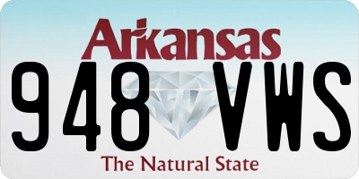 AR license plate 948VWS
