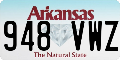 AR license plate 948VWZ
