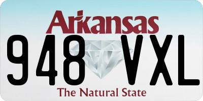 AR license plate 948VXL