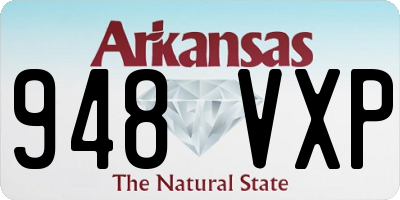 AR license plate 948VXP