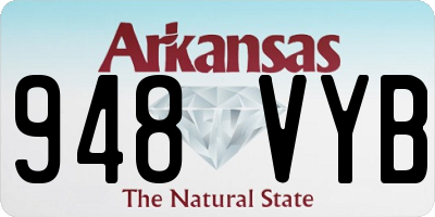 AR license plate 948VYB