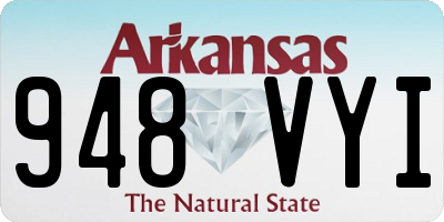 AR license plate 948VYI