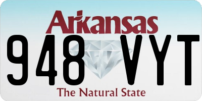 AR license plate 948VYT
