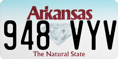AR license plate 948VYV