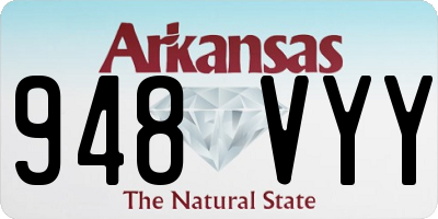 AR license plate 948VYY