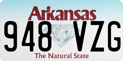 AR license plate 948VZG