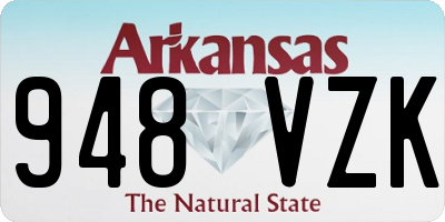 AR license plate 948VZK
