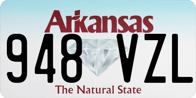 AR license plate 948VZL