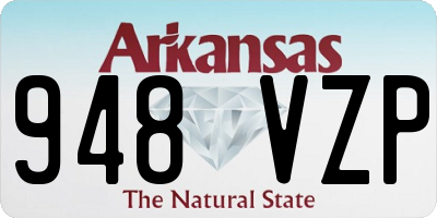 AR license plate 948VZP