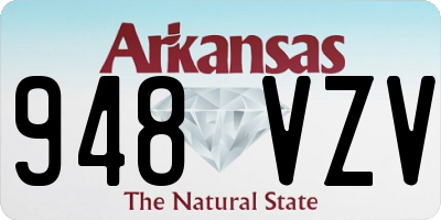 AR license plate 948VZV
