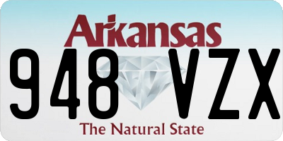 AR license plate 948VZX