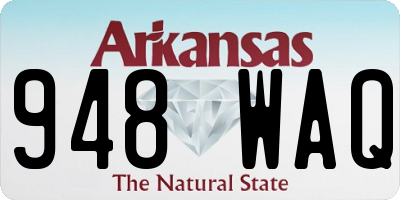 AR license plate 948WAQ