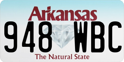 AR license plate 948WBC
