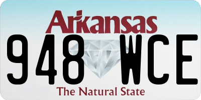 AR license plate 948WCE