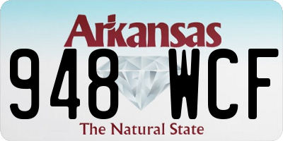 AR license plate 948WCF