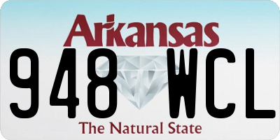 AR license plate 948WCL