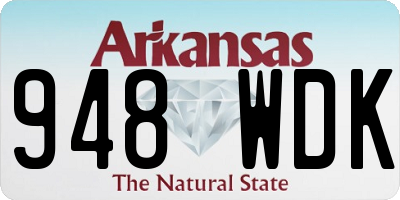 AR license plate 948WDK