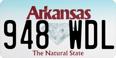 AR license plate 948WDL
